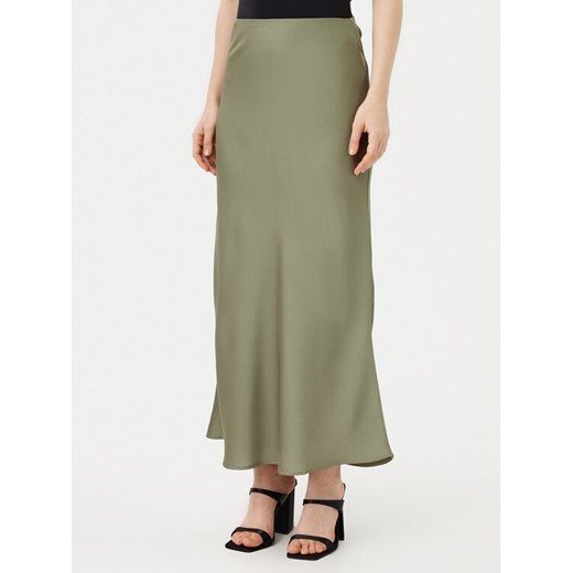Vila Spódnica midi Elliette 14084182 Zielony Regular Fit ze sklepu MODIVO w kategorii Spódnice - zdjęcie 182712261