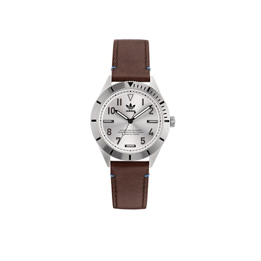 adidas Originals Zegarek Edition Three AOFH22505 Brązowy ze sklepu MODIVO w kategorii Zegarki - zdjęcie 182712270
