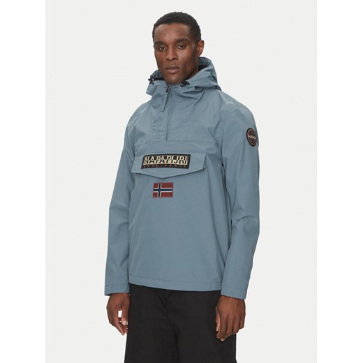 Napapijri Kurtka anorak Rainforest M Sum 3 NP0A4G7DG1Y1 Niebieski Regular Fit ze sklepu MODIVO w kategorii Kurtki męskie - zdjęcie 182712272