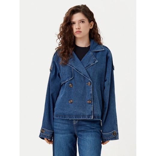 JJXX Kurtka jeansowa Carlie 12269054 Niebieski Regular Fit ze sklepu MODIVO w kategorii Kurtki damskie - zdjęcie 182712280