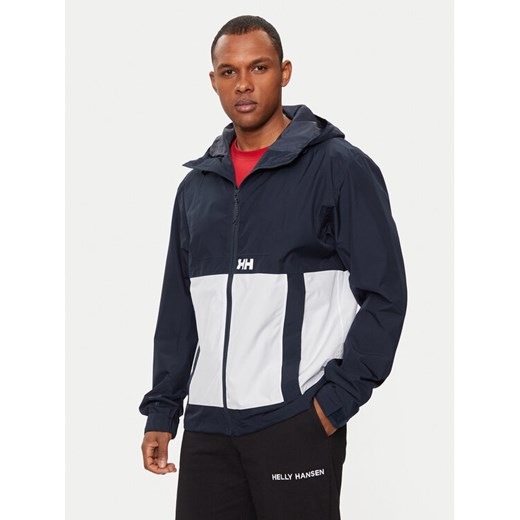 Helly Hansen Kurtka przeciwdeszczowa Rig Rain Jacket 54096 Granatowy Regular Fit ze sklepu MODIVO w kategorii Kurtki męskie - zdjęcie 182712302