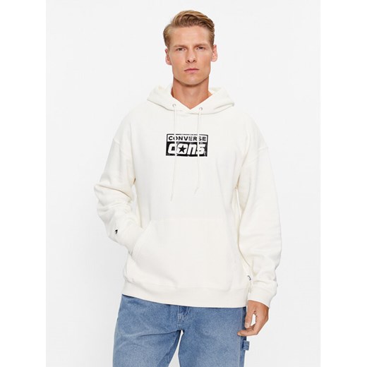 Converse Bluza Cons Hoodie Bb 10024013-A07 Écru Regular Fit ze sklepu MODIVO w kategorii Bluzy męskie - zdjęcie 182712320