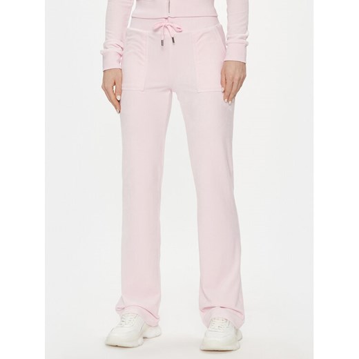 Juicy Couture Spodnie dresowe Del Ray JCAP180 Różowy Regular Fit ze sklepu MODIVO w kategorii Spodnie damskie - zdjęcie 182712344