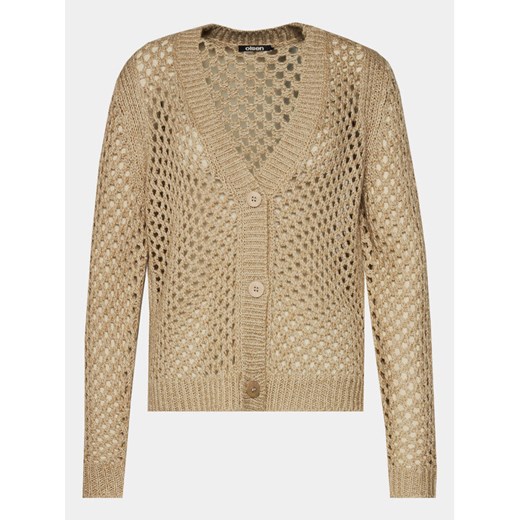 Olsen Kardigan Henny 11004183 Beżowy Regular Fit ze sklepu MODIVO w kategorii Swetry damskie - zdjęcie 182712372
