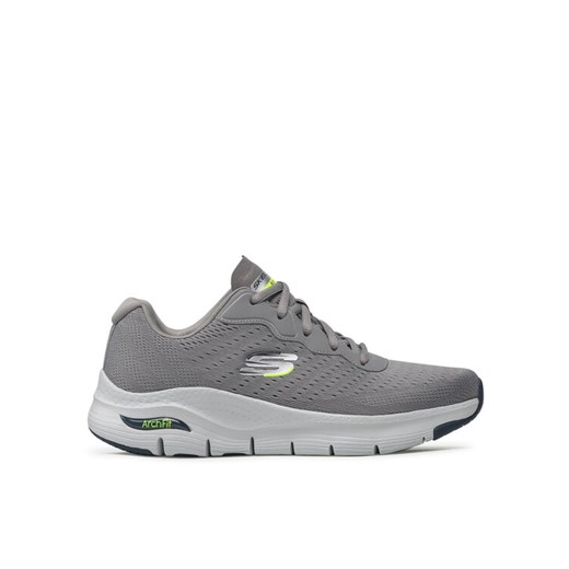 Skechers Sneakersy Infinity Cool 232303/GRY Szary ze sklepu MODIVO w kategorii Buty sportowe męskie - zdjęcie 182712381