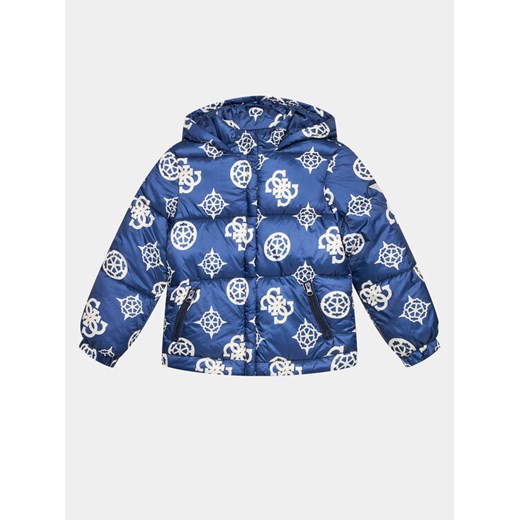 Guess Kurtka przejściowa J3BL00 WCFM0 Granatowy Regular Fit ze sklepu MODIVO w kategorii Kurtki chłopięce - zdjęcie 182712390