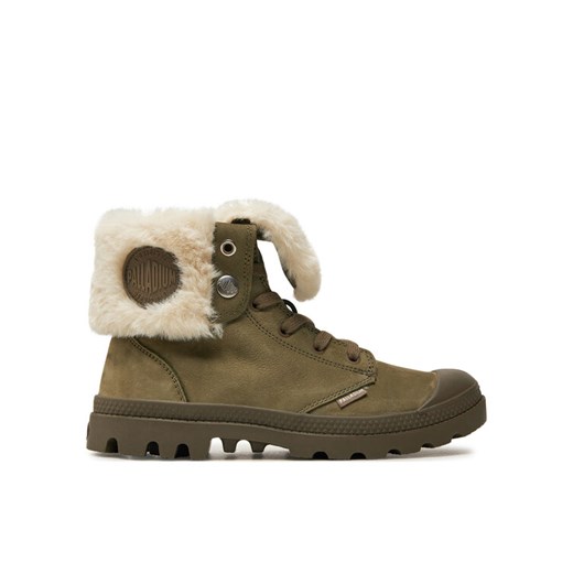 Palladium Trapery Baggy Nbk Wl 97962-377-M Khaki ze sklepu MODIVO w kategorii Workery damskie - zdjęcie 182712403