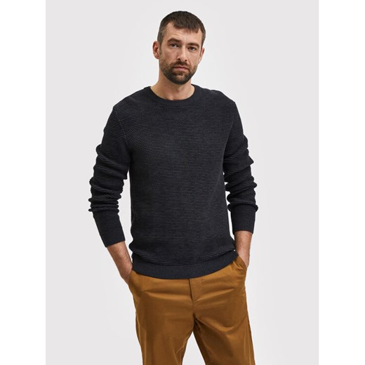 Selected Homme Sweter Vince 16059390 Szary Regular Fit ze sklepu MODIVO w kategorii Swetry męskie - zdjęcie 182712420