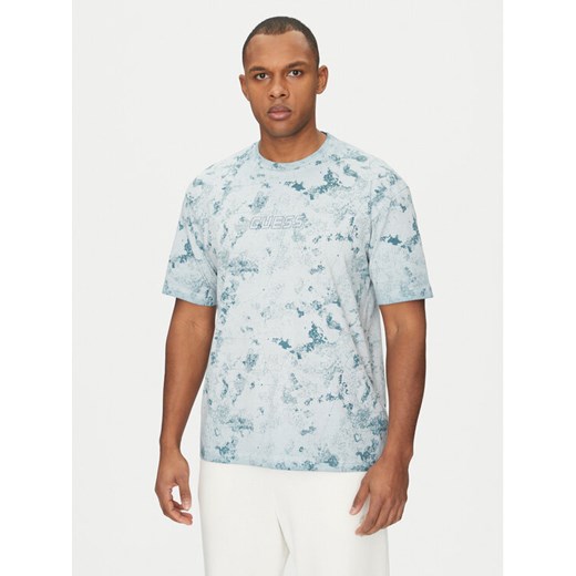Guess T-Shirt Z5GI01 I3Z14 Niebieski Regular Fit ze sklepu MODIVO w kategorii T-shirty męskie - zdjęcie 182712454