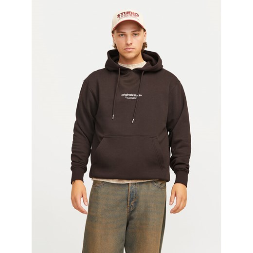 Jack&Jones Bluza Vesterbro 12241687 Brązowy Relaxed Fit ze sklepu MODIVO w kategorii Bluzy męskie - zdjęcie 182712524