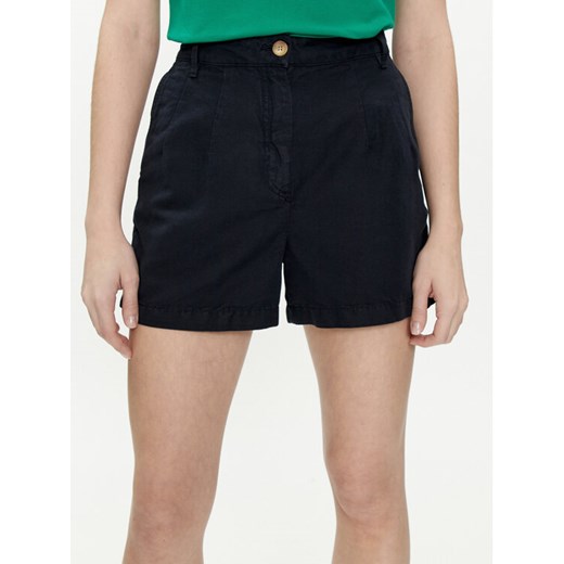 Tommy Hilfiger Szorty materiałowe WW0WW41603 Granatowy Relaxed Fit ze sklepu MODIVO w kategorii Szorty - zdjęcie 182712553