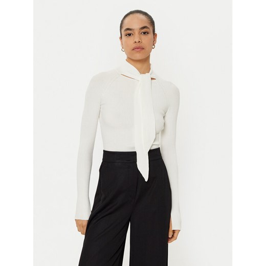 MAX&Co. Sweter 2516361051200 Biały Slim Fit ze sklepu MODIVO w kategorii Swetry damskie - zdjęcie 182712754