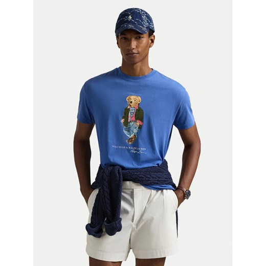Polo Ralph Lauren T-Shirt 710958193001 Niebieski Regular Fit ze sklepu MODIVO w kategorii T-shirty męskie - zdjęcie 182712783