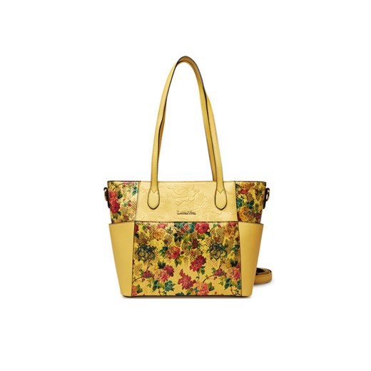 Laura Vita Torebka Amep 03 Brązowy ze sklepu MODIVO w kategorii Torby Shopper bag - zdjęcie 182712851