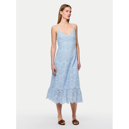 Pieces Sukienka letnia Vilde 17156565 Błękitny Regular Fit ze sklepu MODIVO w kategorii Sukienki - zdjęcie 182712860