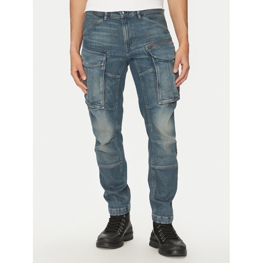 G-Star Raw Jeansy Rovic Zip 3D D23077-D775 H139 Niebieski Regular Fit ze sklepu MODIVO w kategorii Jeansy męskie - zdjęcie 182712900