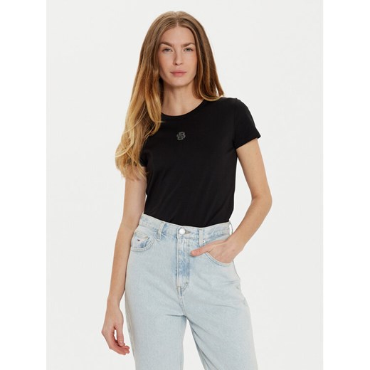 Boss T-Shirt Eventsa_HC 50528826 Czarny Regular Fit ze sklepu MODIVO w kategorii Bluzki damskie - zdjęcie 182712960