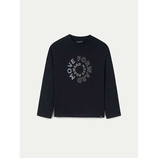 Mayoral Bluzka 842 Czarny Regular Fit ze sklepu MODIVO w kategorii T-shirty chłopięce - zdjęcie 182712990
