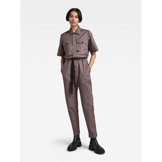 G-Star Raw Kombinezon D22536-D194-4751 Brązowy Regular Fit ze sklepu MODIVO w kategorii Kombinezony damskie - zdjęcie 182713022