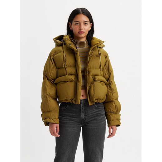 Levi's® Kurtka zimowa Baby Trapeze A5896-0001 Zielony Regular Fit ze sklepu MODIVO w kategorii Kurtki damskie - zdjęcie 182713232