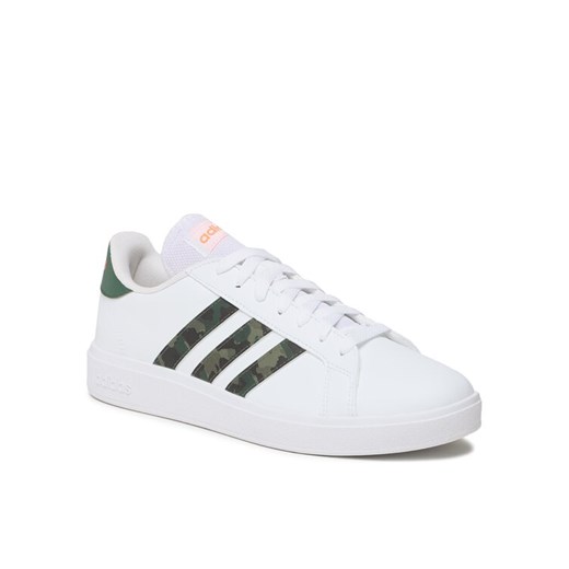 adidas Sneakersy Grand Court Base 2.0 HR0234 Biały ze sklepu MODIVO w kategorii Buty sportowe męskie - zdjęcie 182713270