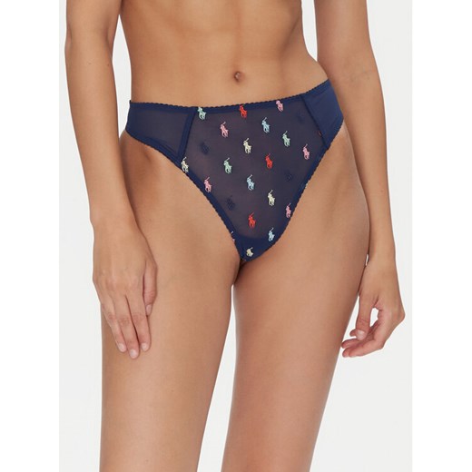 Polo Ralph Lauren Stringi 4P0177 Granatowy ze sklepu MODIVO w kategorii Majtki damskie - zdjęcie 182713371