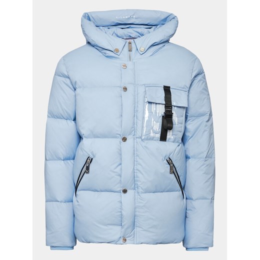 Richmond X Kurtka puchowa UMA23095PI Błękitny Regular Fit ze sklepu MODIVO w kategorii Kurtki męskie - zdjęcie 182713460