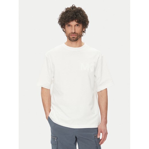 Michael Kors T-Shirt CS552HY1V2 Biały Regular Fit ze sklepu MODIVO w kategorii T-shirty męskie - zdjęcie 182713473
