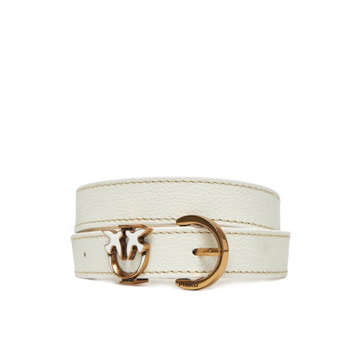 PINKO Pasek Damski Tamboril H2.5 Belt 102820 A158 Biały ze sklepu MODIVO w kategorii Paski damskie - zdjęcie 182713530