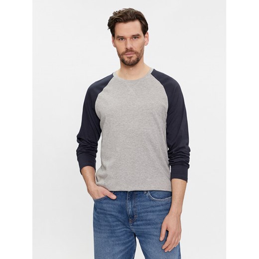 Brave Soul Longsleeve MLT-69OSBOURNEJ Szary Regular Fit ze sklepu MODIVO w kategorii T-shirty męskie - zdjęcie 182713583