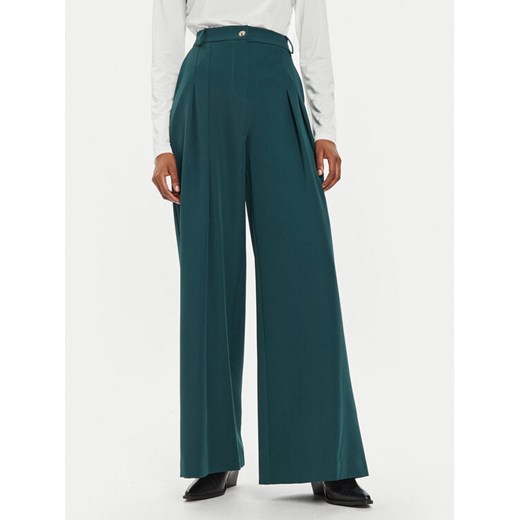 Maryley Spodnie materiałowe 24IB579/43GU Zielony Regular Fit ze sklepu MODIVO w kategorii Spodnie damskie - zdjęcie 182713612