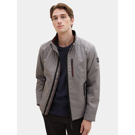 Tom Tailor Kurtka przejściowa 1037331 Szary Regular Fit ze sklepu MODIVO w kategorii Kurtki męskie - zdjęcie 182713640