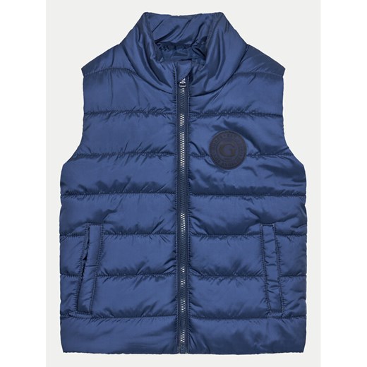 Guess Kamizelka H4GT00 WCFM0 Granatowy Regular Fit ze sklepu MODIVO w kategorii Kamizelki męskie - zdjęcie 182713661