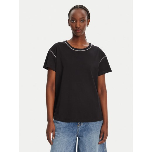 Liu Jo T-Shirt WA5148 J4893 Czarny Regular Fit ze sklepu MODIVO w kategorii Bluzki damskie - zdjęcie 182713662