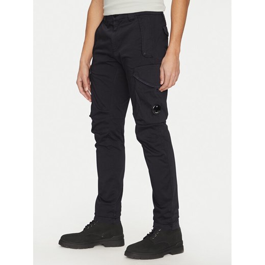 C.P. Company Spodnie materiałowe 18CMPA058A005694G Granatowy Regular Fit ze sklepu MODIVO w kategorii Spodnie męskie - zdjęcie 182713664