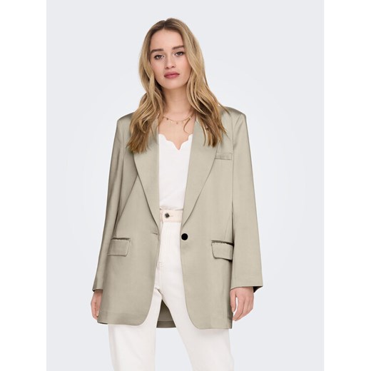 ONLY Marynarka 15275720 Szary Oversize ze sklepu MODIVO w kategorii Marynarki damskie - zdjęcie 182713673