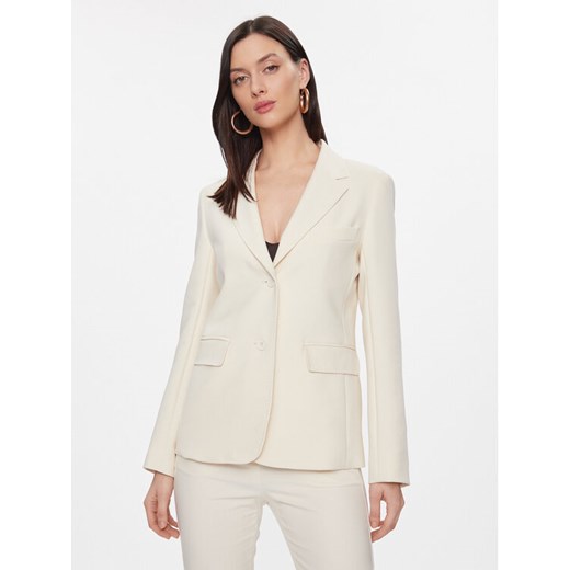 Max Mara Leisure Marynarka Uva 2415041031 Écru Regular Fit ze sklepu MODIVO w kategorii Marynarki damskie - zdjęcie 182713714