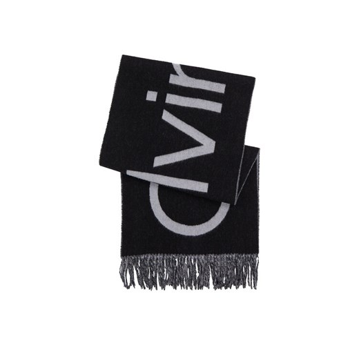 Calvin Klein Szalik Classic K50K512369 Szary ze sklepu MODIVO w kategorii Szaliki męskie - zdjęcie 182713763