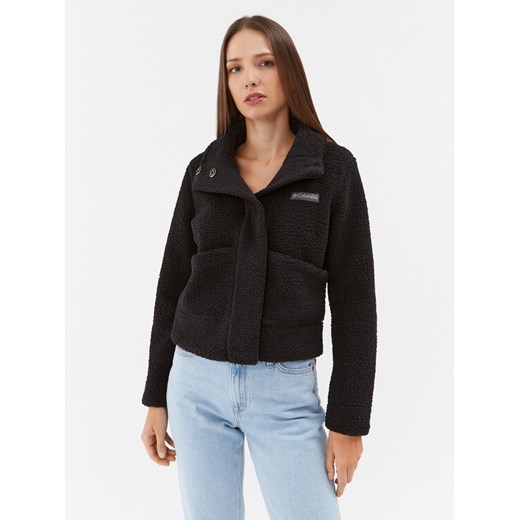 Columbia Kurtka przejściowa Panorama™ Snap Fleece Jacket Czarny Regular Fit ze sklepu MODIVO w kategorii Kurtki damskie - zdjęcie 182713821