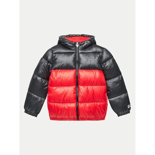 Guess Kurtka puchowa L4YL06 WEGY0 Kolorowy Regular Fit ze sklepu MODIVO w kategorii Kurtki dziewczęce - zdjęcie 182713831