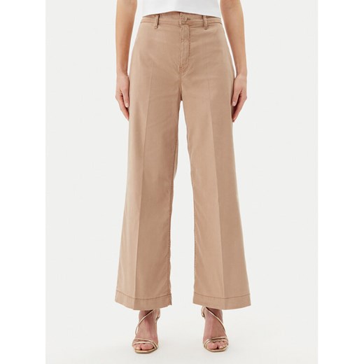 Guess Jeansy W5GA1Y WH7B1 Brązowy Wide Leg ze sklepu MODIVO w kategorii Jeansy damskie - zdjęcie 182713850