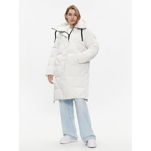 REPLAY Kurtka zimowa W7664R.000.84466 Biały Relaxed Fit ze sklepu MODIVO w kategorii Kurtki damskie - zdjęcie 182713893