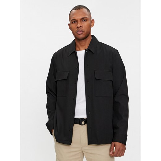 Calvin Klein Koszula K10K112289 Czarny Regular Fit ze sklepu MODIVO w kategorii Koszule męskie - zdjęcie 182713901