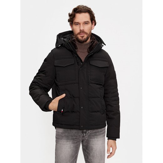 Tommy Hilfiger Kurtka zimowa Rockie MW0MW32790 Czarny Regular Fit ze sklepu MODIVO w kategorii Kurtki męskie - zdjęcie 182713981