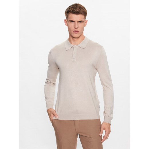 Only & Sons Polo 22021184 Beżowy Regular Fit ze sklepu MODIVO w kategorii T-shirty męskie - zdjęcie 182713990