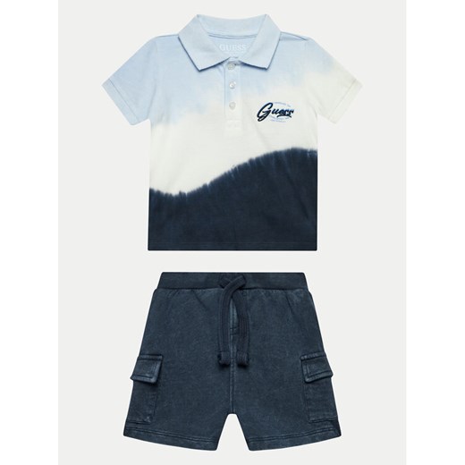 Guess Komplet polo i spodenki I4GG13 K8HM4 Kolorowy Regular Fit ze sklepu MODIVO w kategorii Komplety niemowlęce - zdjęcie 182714072