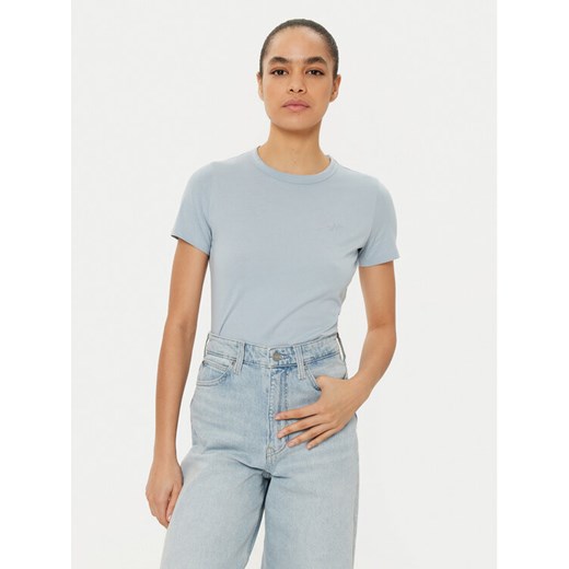 BOSS T-Shirt C_Elogo 50535322 Niebieski Regular Fit ze sklepu MODIVO w kategorii Bluzki damskie - zdjęcie 182714082