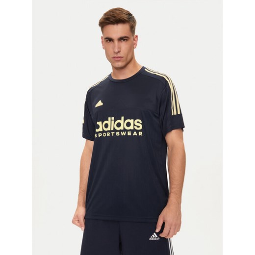 adidas T-Shirt Tiro IW5960 Granatowy Regular Fit ze sklepu MODIVO w kategorii T-shirty męskie - zdjęcie 182714124