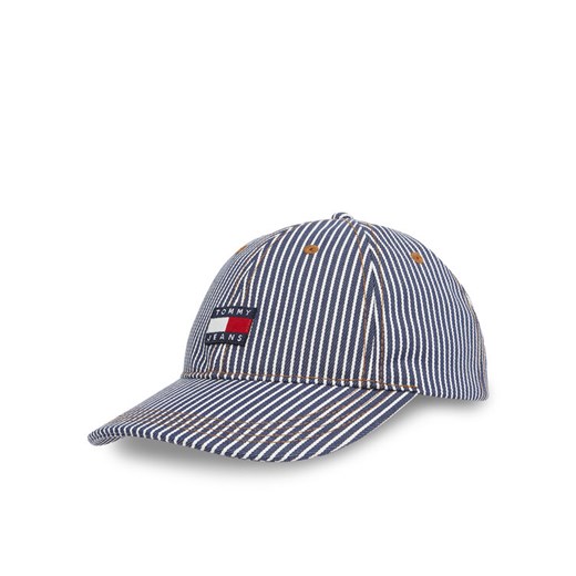 Tommy Jeans Czapka z daszkiem Tjm Heritage Stripe Cap AM0AM13358 Granatowy ze sklepu MODIVO w kategorii Czapki z daszkiem męskie - zdjęcie 182714233