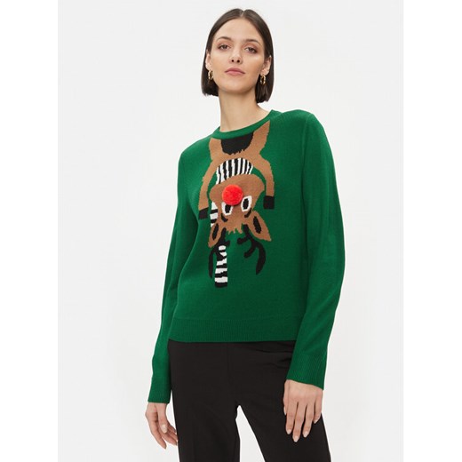 ONLY Sweter 15302956 Zielony Regular Fit ze sklepu MODIVO w kategorii Swetry damskie - zdjęcie 182714262